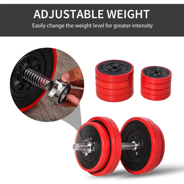 Adjustable Dumbbell Barbell Set