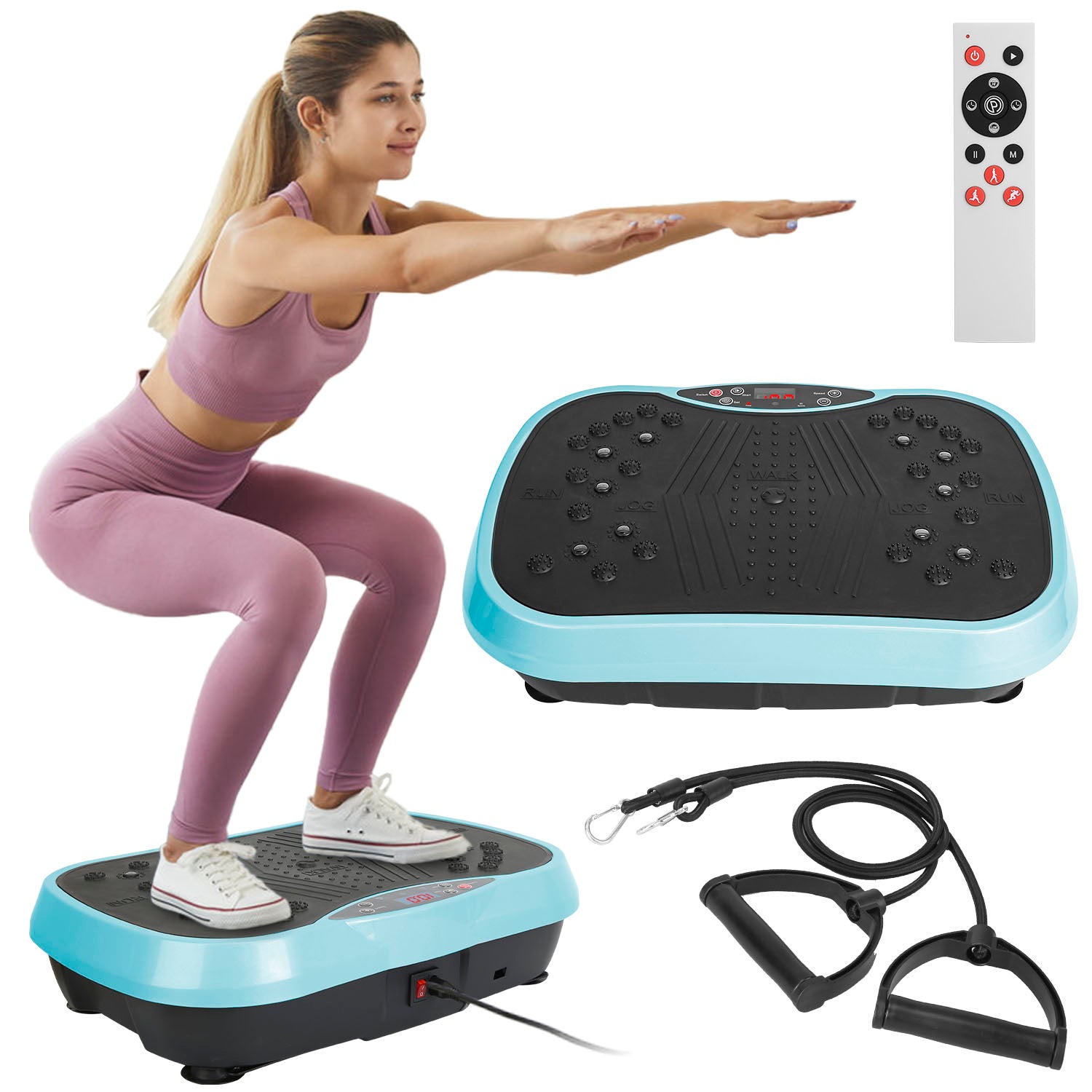 1pc Vibration Exercise Machine with Resistant