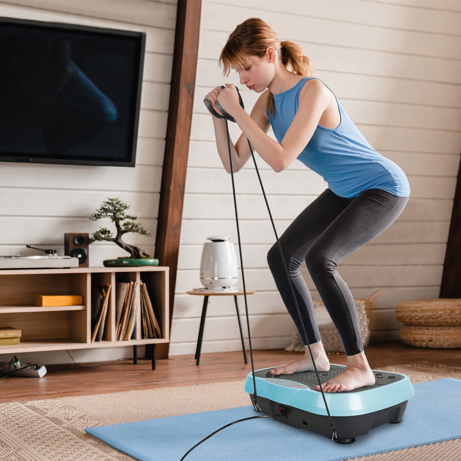 1pc Vibration Exercise Machine with Resistant