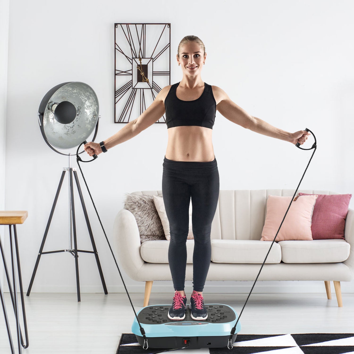 1pc Vibration Exercise Machine with Resistant