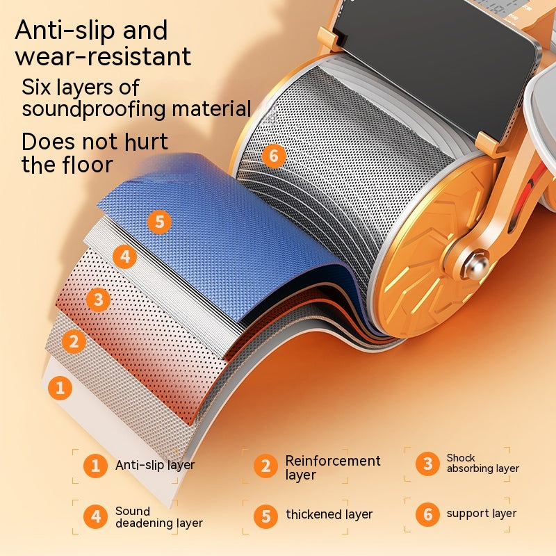 Abdominal Wheel Automatic Rebound Belly Contracting
