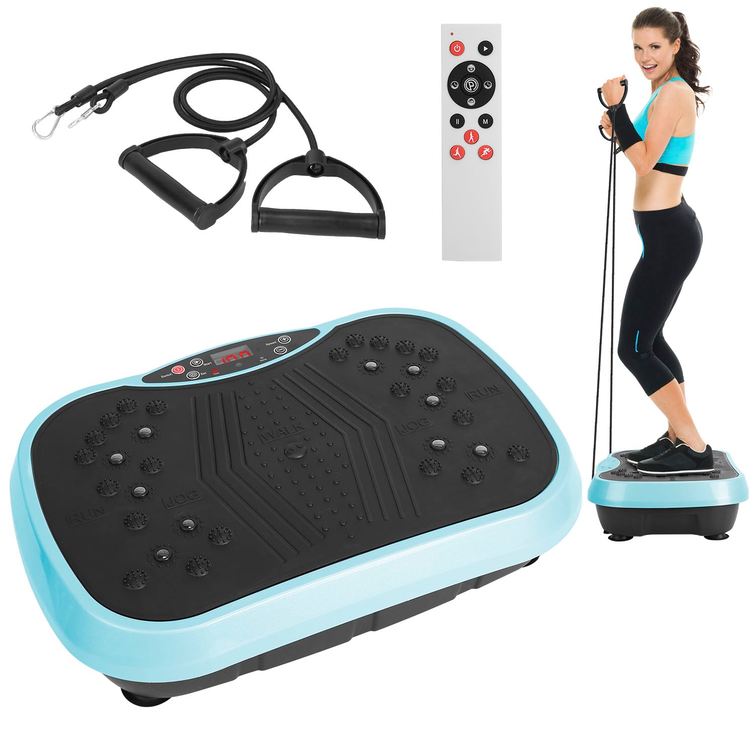 1pc Vibration Exercise Machine with Resistant